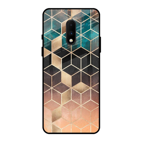 Bronze Texture OnePlus 7 Glass Back Cover Online