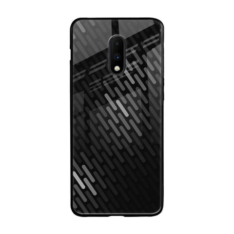 Dark Abstract Pattern OnePlus 7 Glass Cases & Covers Online