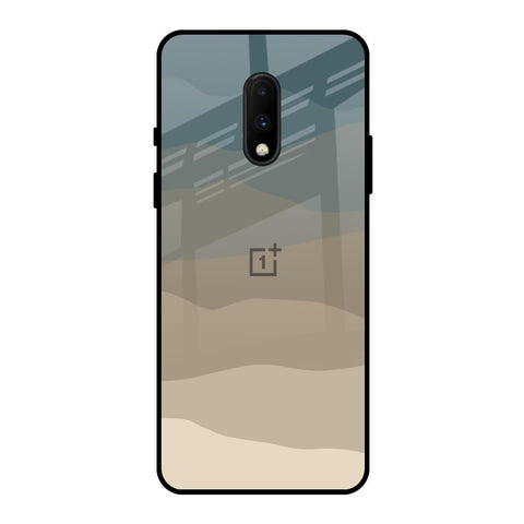 Abstract Mountain Pattern OnePlus 7 Glass Back Cover Online