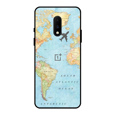 Fly Around The World OnePlus 7 Glass Back Cover Online