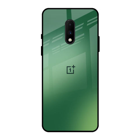 Green Grunge Texture OnePlus 7 Glass Back Cover Online