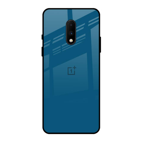 Cobalt Blue OnePlus 7 Glass Back Cover Online