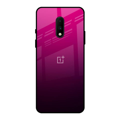 Purple Ombre Pattern OnePlus 7 Glass Back Cover Online