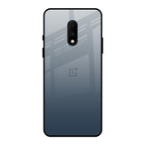 Smokey Grey Color OnePlus 7 Glass Back Cover Online