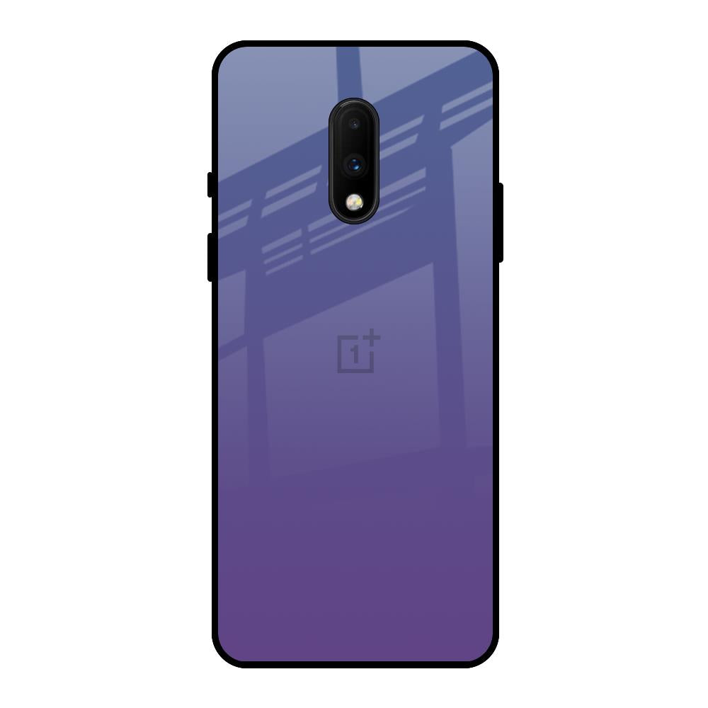 Indigo Pastel OnePlus 7 Glass Back Cover Online