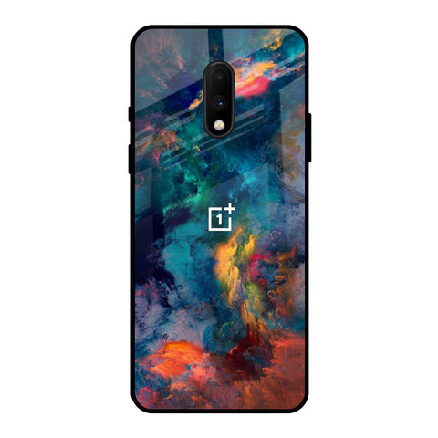 Colored Storm OnePlus 7 Glass Back Cover Online