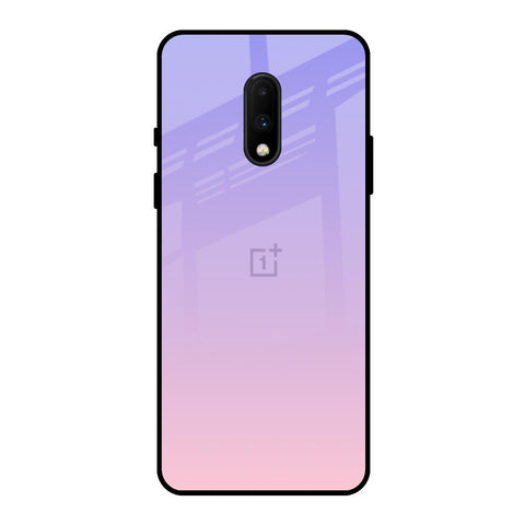 Lavender Gradient OnePlus 7 Glass Back Cover Online
