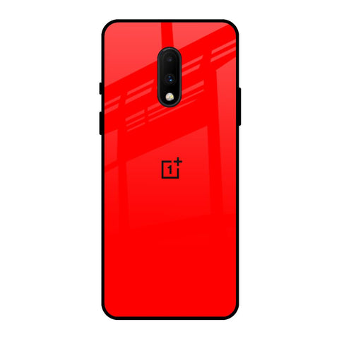 Blood Red OnePlus 7 Glass Back Cover Online