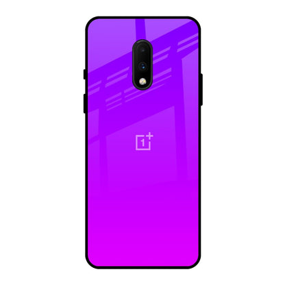 Purple Pink OnePlus 7 Glass Back Cover Online