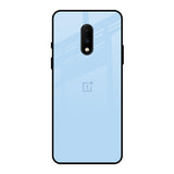 Pastel Sky Blue OnePlus 7 Glass Back Cover Online