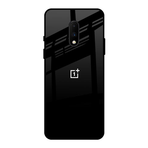 Jet Black OnePlus 7 Glass Back Cover Online