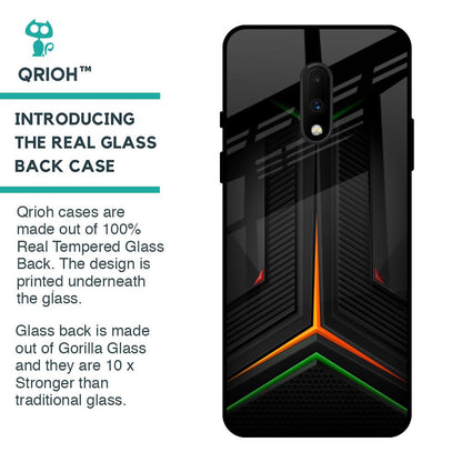 Modern Ultra Chevron Glass Case for OnePlus 7