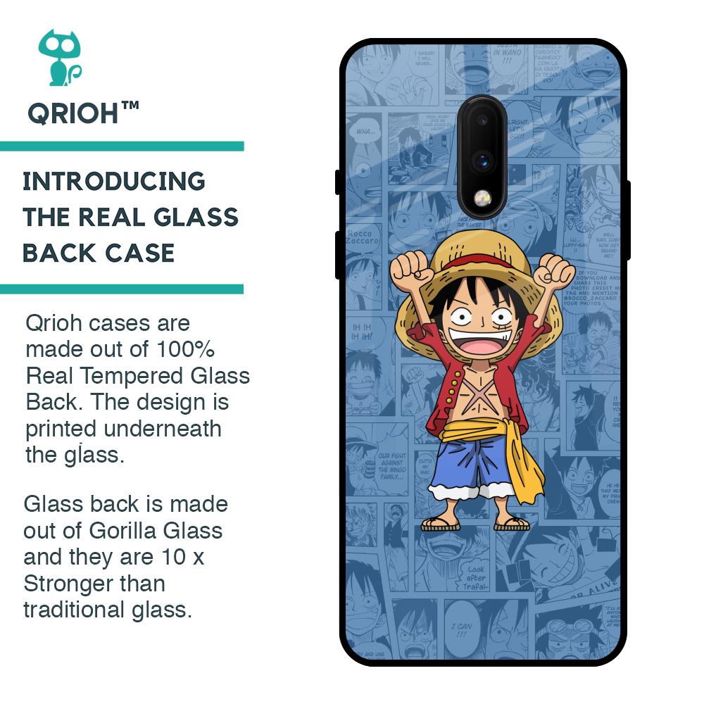 Chubby Anime Glass Case for OnePlus 7