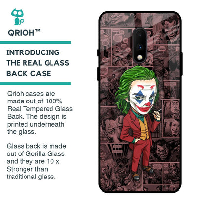 Joker Cartoon Glass Case for OnePlus 7