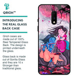 Radha Krishna Art Glass Case for OnePlus 7