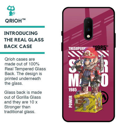 Gangster Hero Glass Case for OnePlus 7