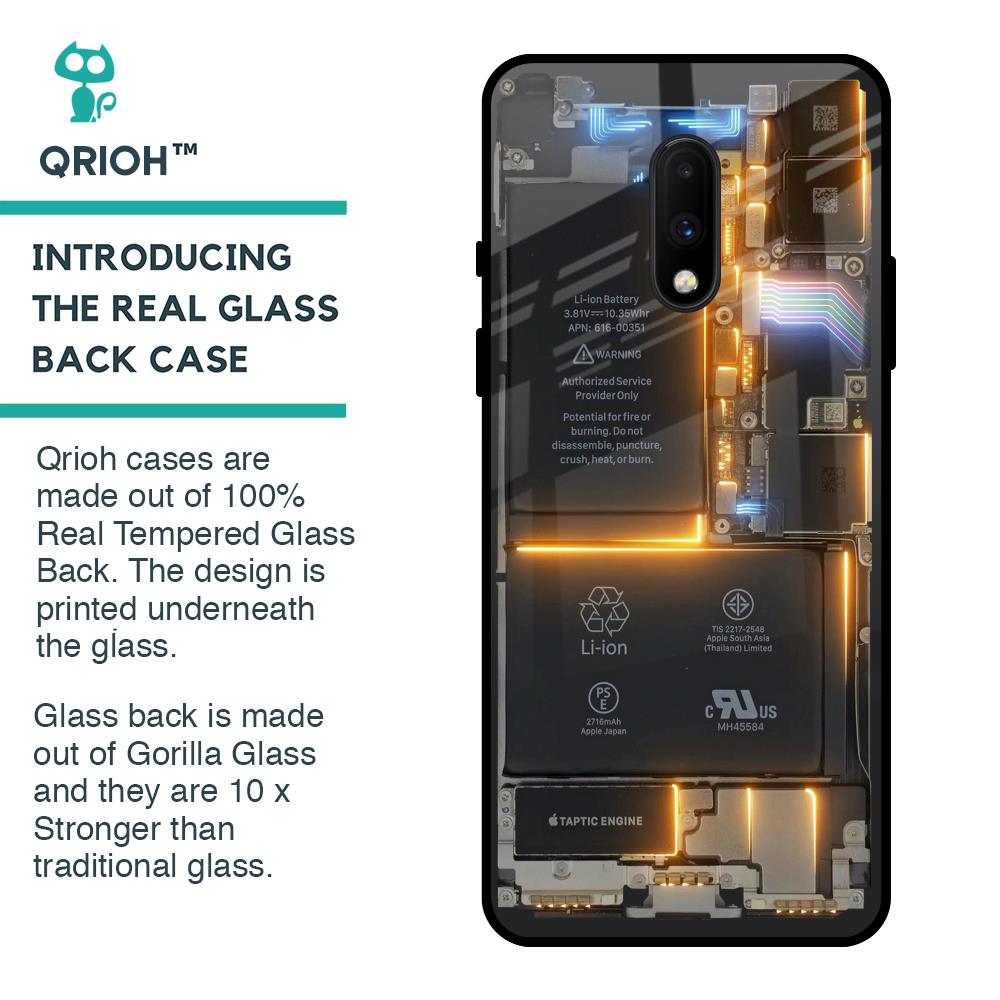 Glow Up Skeleton Glass Case for OnePlus 7