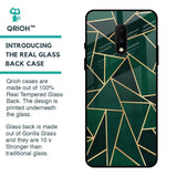 Abstract Green Glass Case For OnePlus 7