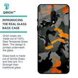 Camouflage Orange Glass Case For OnePlus 7