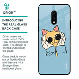 Adorable Cute Kitty Glass Case For OnePlus 7