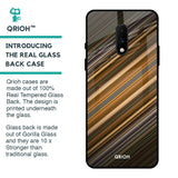 Diagonal Slash Pattern Glass Case for OnePlus 7