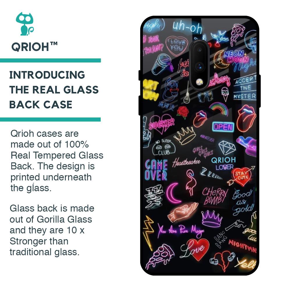 Accept The Mystery Glass Case for OnePlus 7
