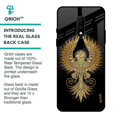 Mythical Phoenix Art Glass Case for OnePlus 7