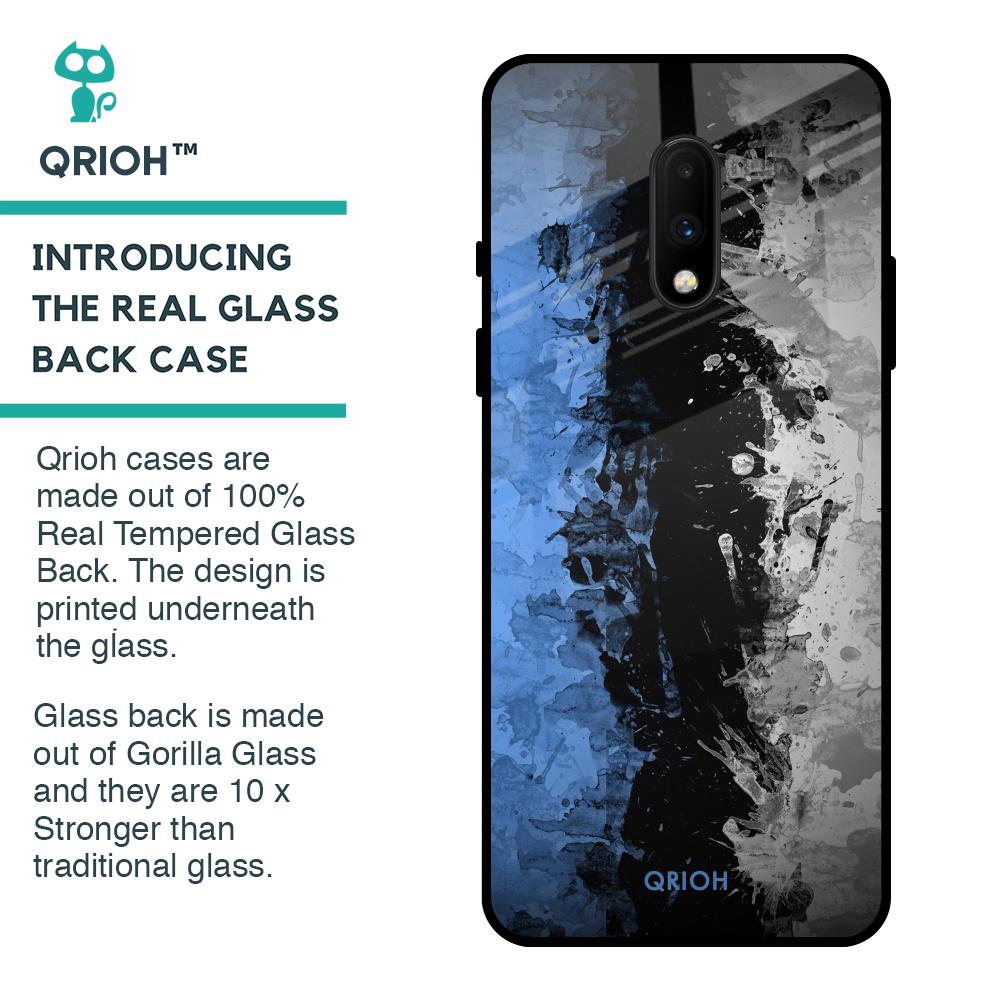 Dark Grunge Glass Case for OnePlus 7