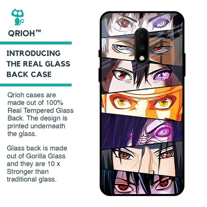 Anime Eyes Glass Case for OnePlus 7