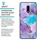 Alcohol ink Marble Glass Case for OnePlus 7