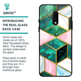 Seamless Green Marble Glass Case for OnePlus 7