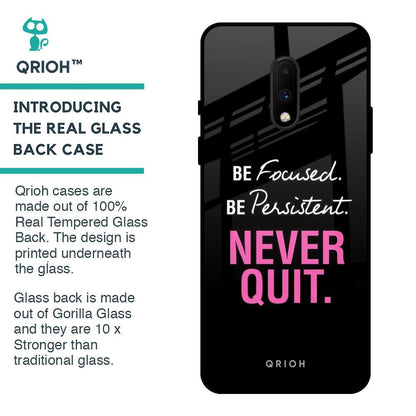Be Focused Glass case for OnePlus 7