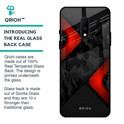 Modern Camo Abstract Glass Case for OnePlus 7