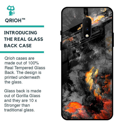 Lava Explode Glass Case for OnePlus 7