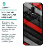 Soft Wooden Texture Glass Case for OnePlus 7