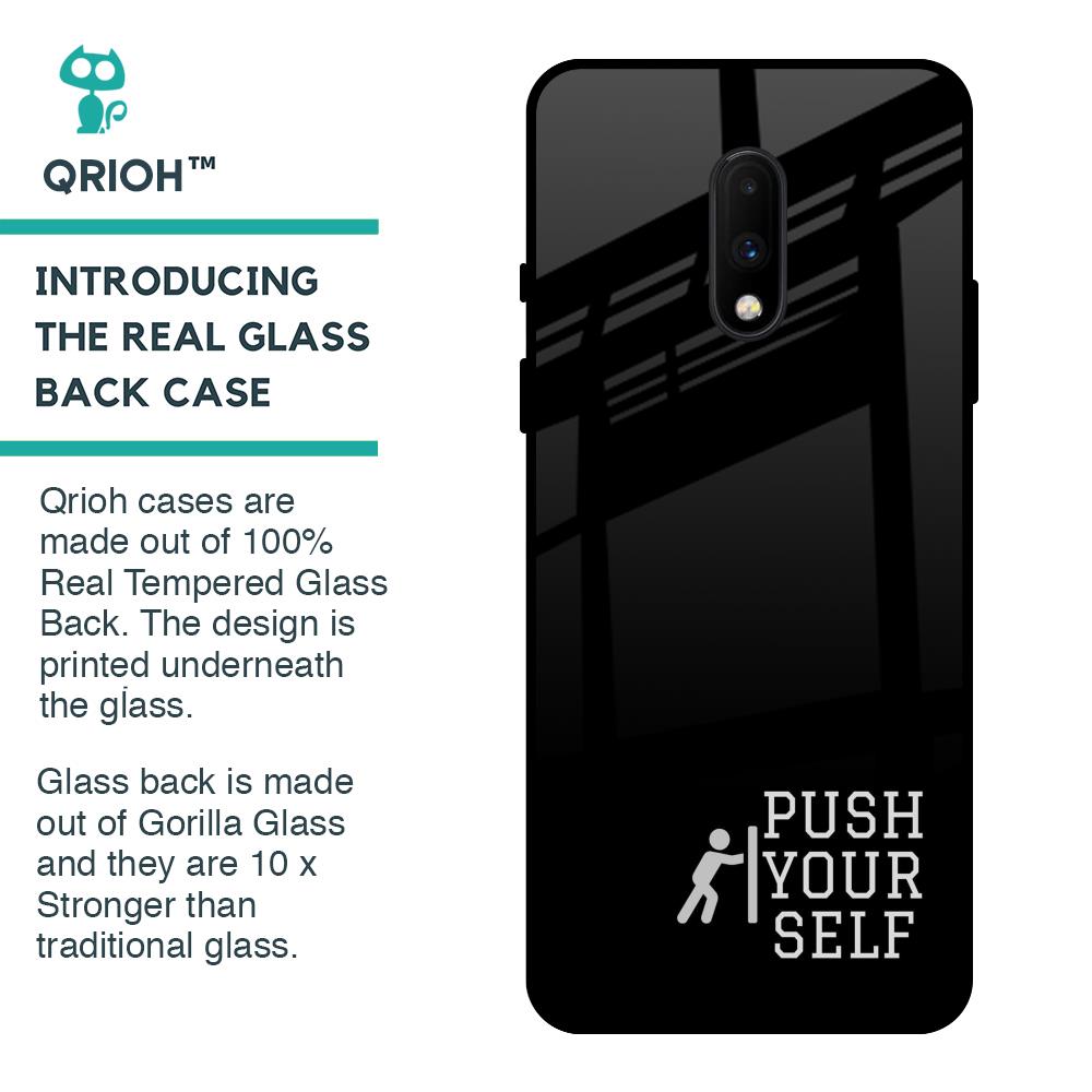 Push Your Self Glass Case for OnePlus 7