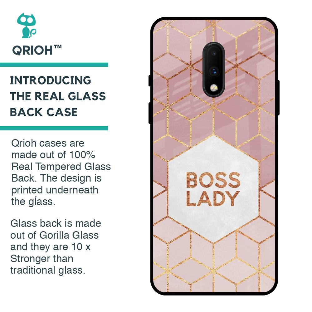 Boss Lady Glass Case for OnePlus 7