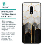 Tricolor Pattern Glass Case for OnePlus 7