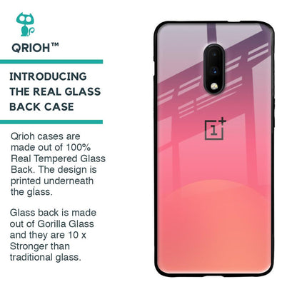 Sunset Orange Glass Case for OnePlus 7