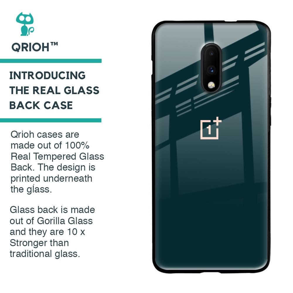 Hunter Green Glass Case For OnePlus 7