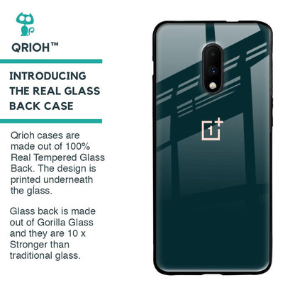 Hunter Green Glass Case For OnePlus 7
