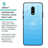 Wavy Blue Pattern Glass Case for OnePlus 7