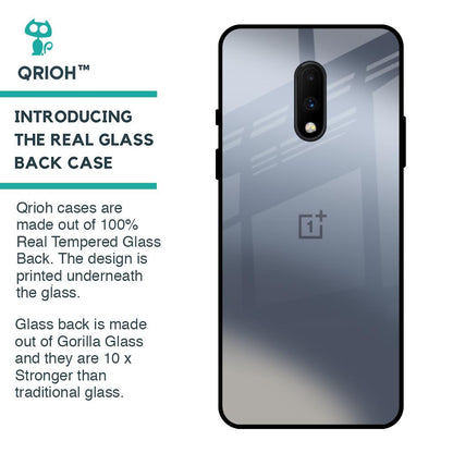 Space Grey Gradient Glass Case for OnePlus 7
