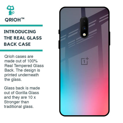 Rainbow Laser Glass Case for OnePlus 7