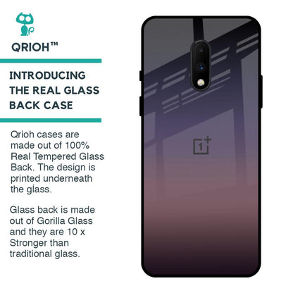Grey Ombre Glass Case for OnePlus 7