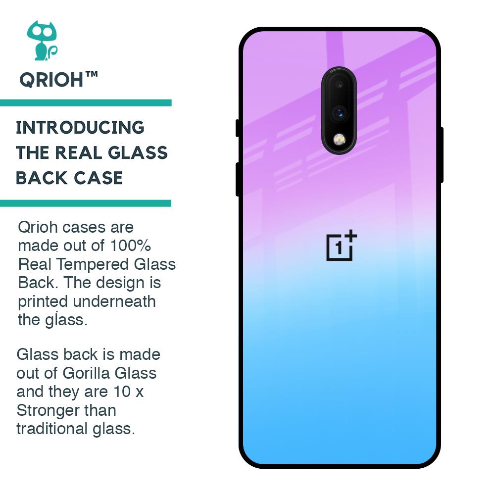 Unicorn Pattern Glass Case for OnePlus 7