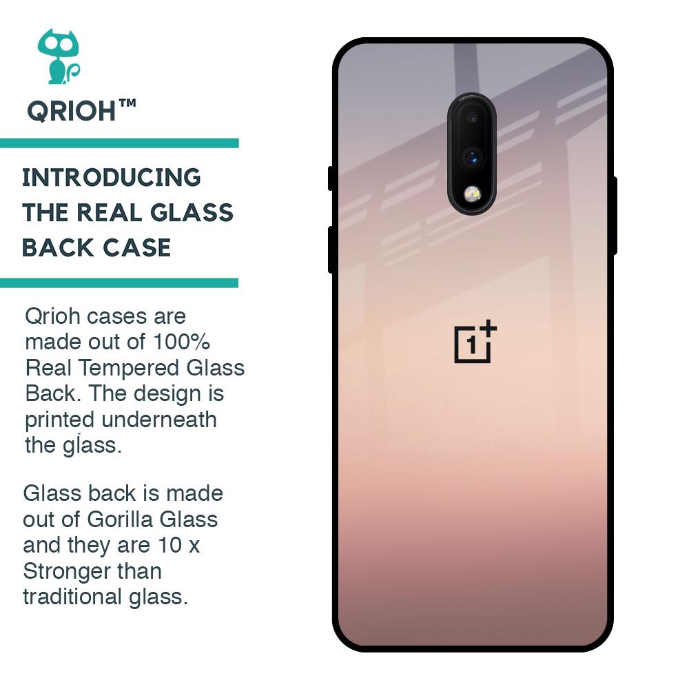 Golden Mauve Glass Case for OnePlus 7