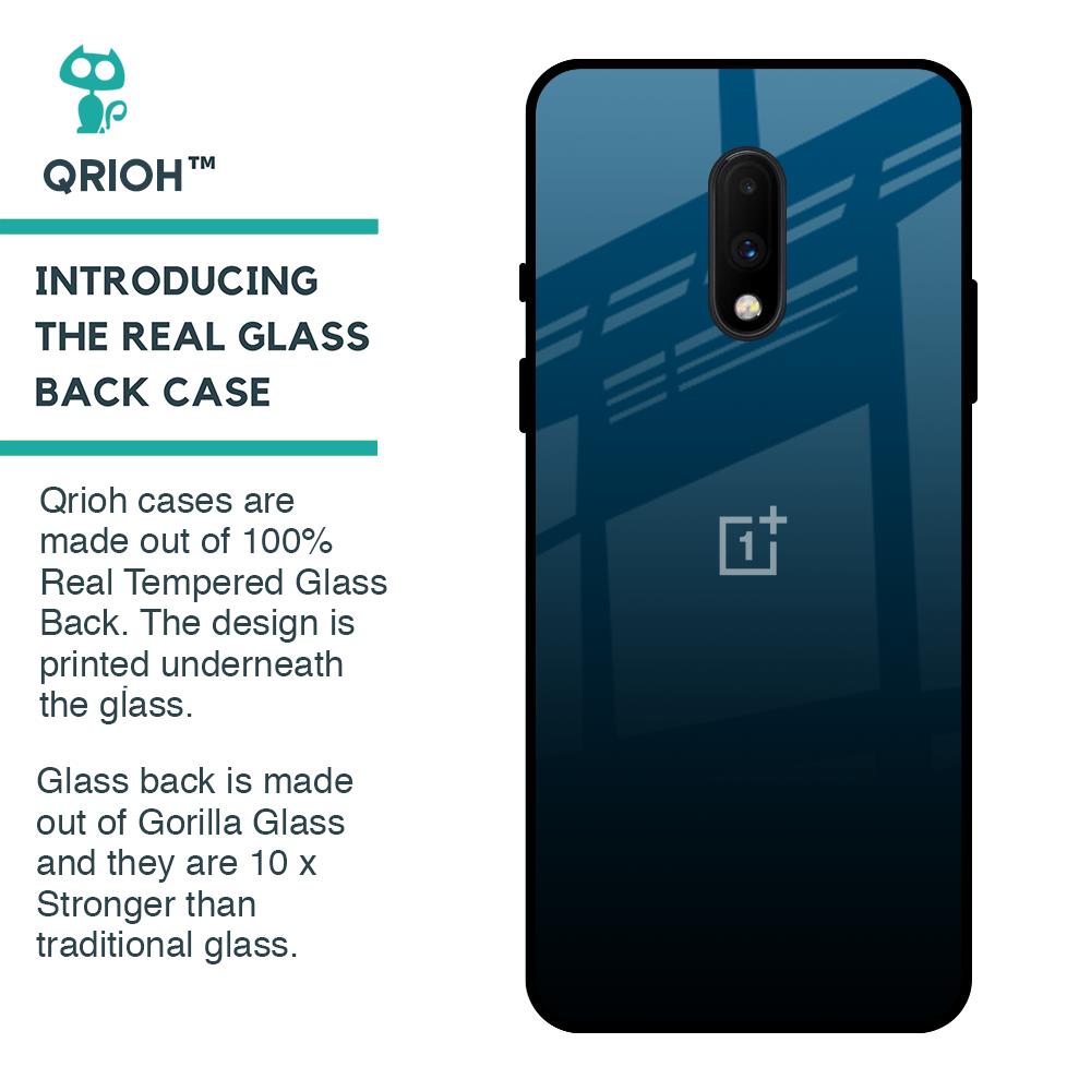Sailor Blue Glass Case For OnePlus 7