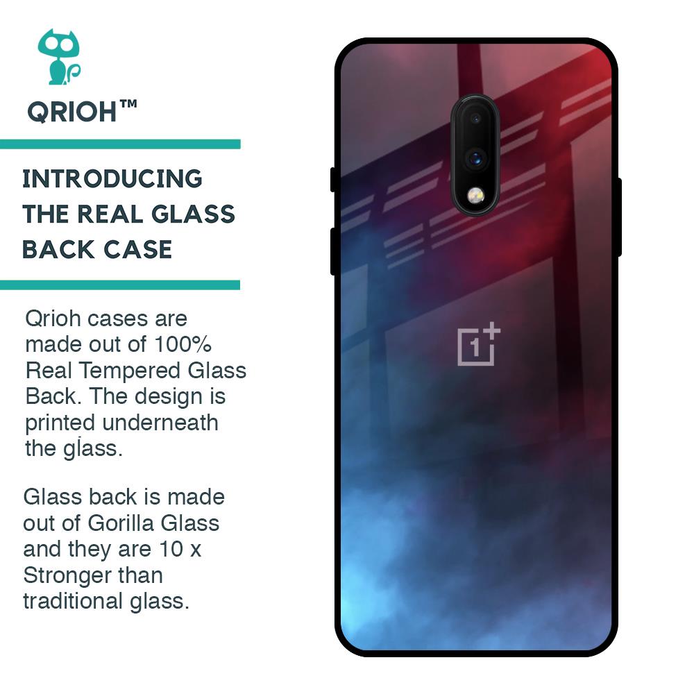 Smokey Watercolor Glass Case for OnePlus 7