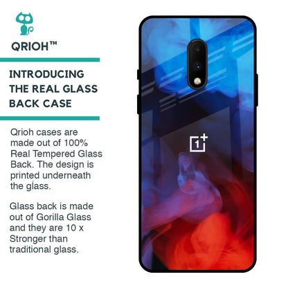 Dim Smoke Glass Case for OnePlus 7